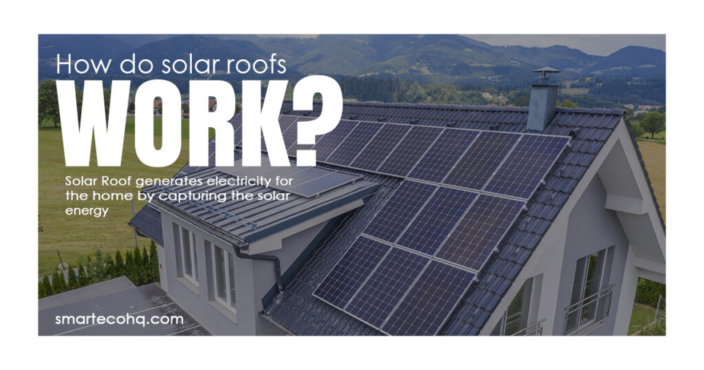 how do solar roof works