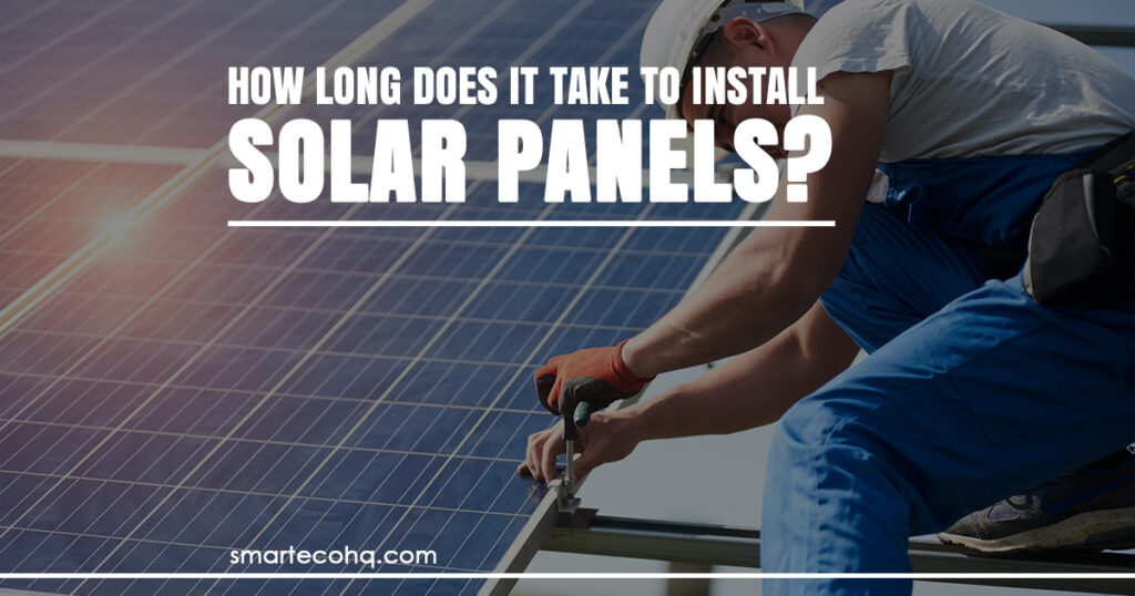 How long to install solar panel