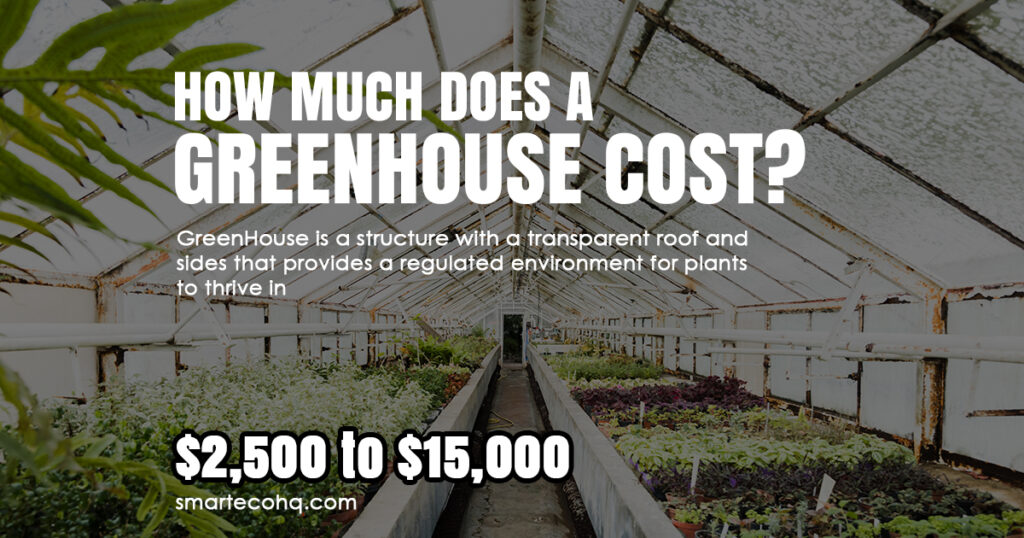 How much does a green house cost